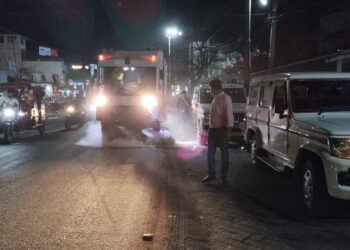 Night Sweeping Machine