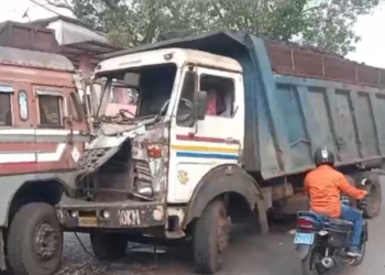 Truck and Haiwa Accident Tundi Road