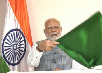 modi ji hari jhandi