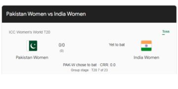 Pakistan Women vs India Women