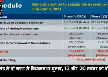 general election to legislative assembly jharkhand 2024