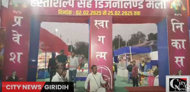 Handicraft fair cum Disneyland fair inaugurated at Jhanda Maidan, products from across the country available in 75 stalls