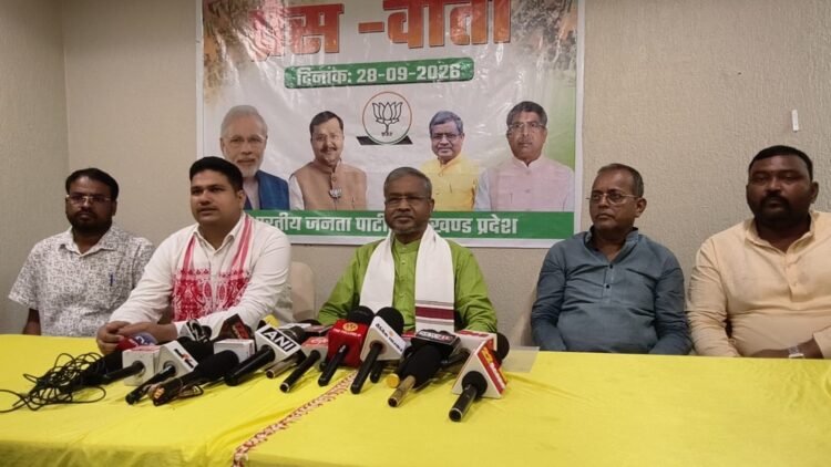 Babulal Marandi targets Congress over Rahul Gandhi’s vote theft allegations.